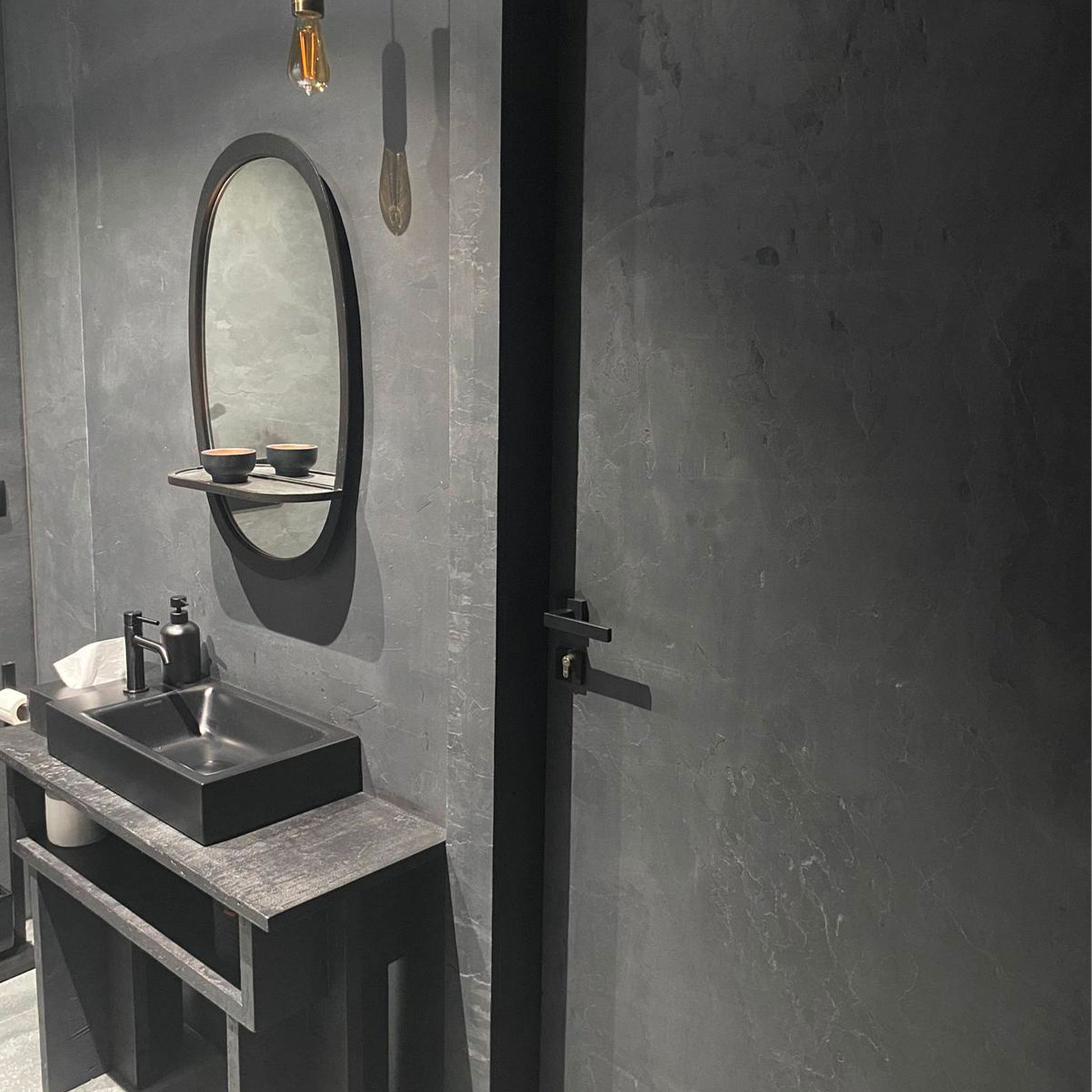 pannello rivoluzionario di Rivestimento interno-esterno in VERA PIETRA flessibile 61x122x0,3cm ARDESIA AMARO - Eternal Parquet