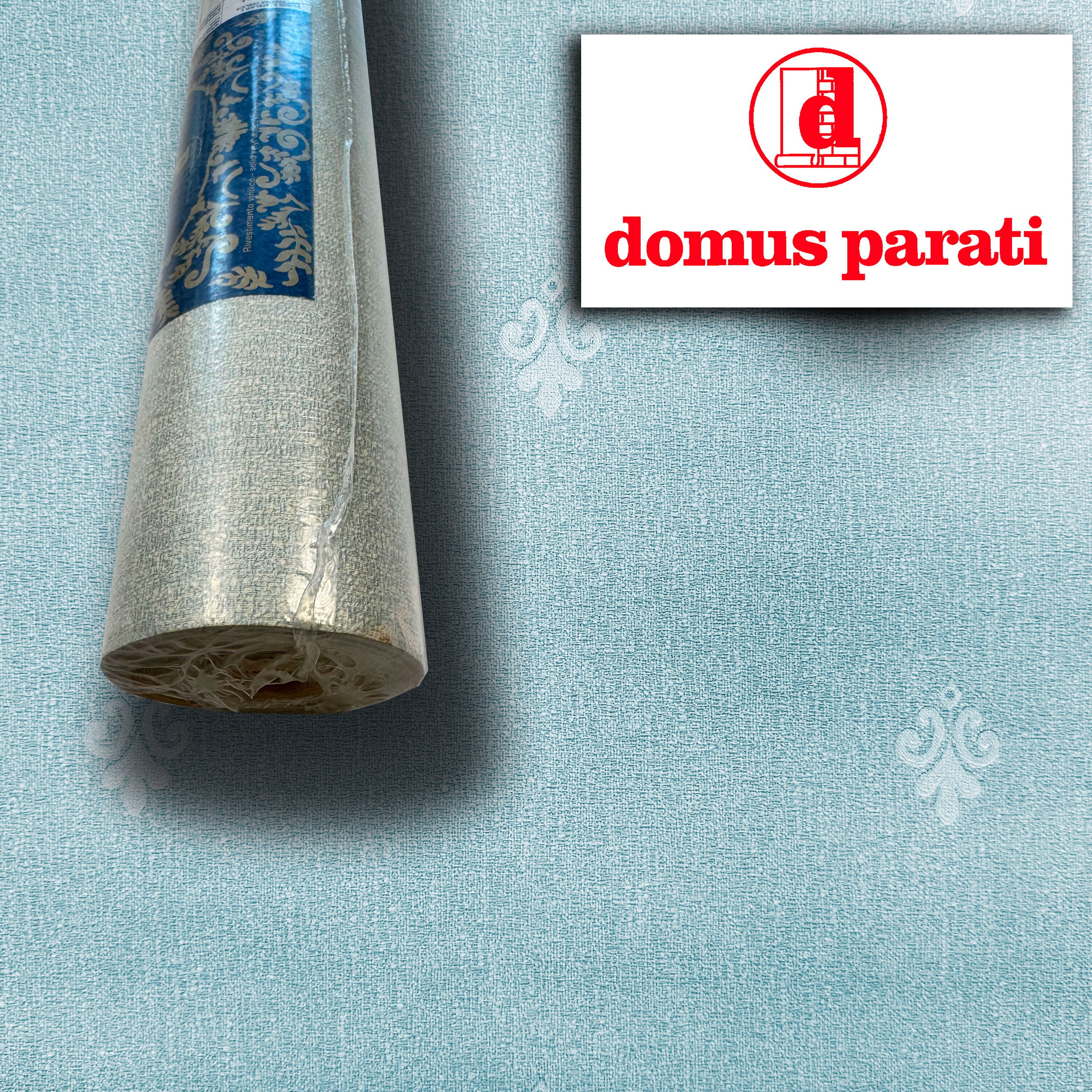 SUPER STOCK €0,56 al mq  - Rotolo da 5,2mq (10x0,52mt) di Carta da Parati vinilica Top Quality lavabile AZZURRO MARINO My Paper