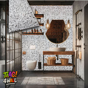 €16,99mq TAAC! 4WALL pacco da 5,76mq (4 pannelli) rivestimento a parete SPC Click 5x600x2400mm TITAN - Eternal Parquet
