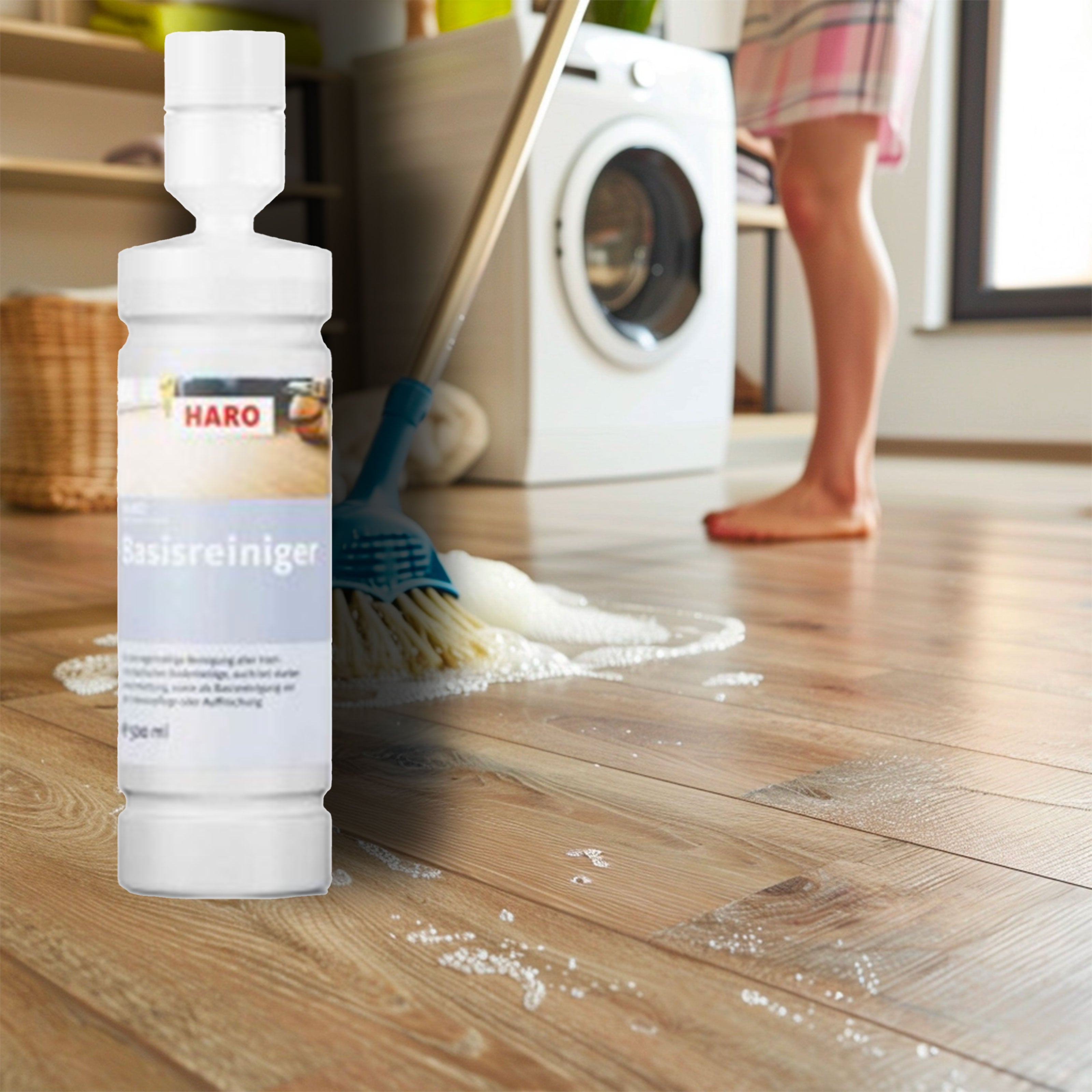 HARO Clean & Green Naturale -  BASIC CLEANER il detergente di base N°1 per la pulizia di Parquet e tutte le superfici dure Haro