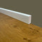Battiscopa PREMIUM in legno MASSELLO basso squadrato 33x14 laccato bianco (prezzo al metro) Eternal Parquet