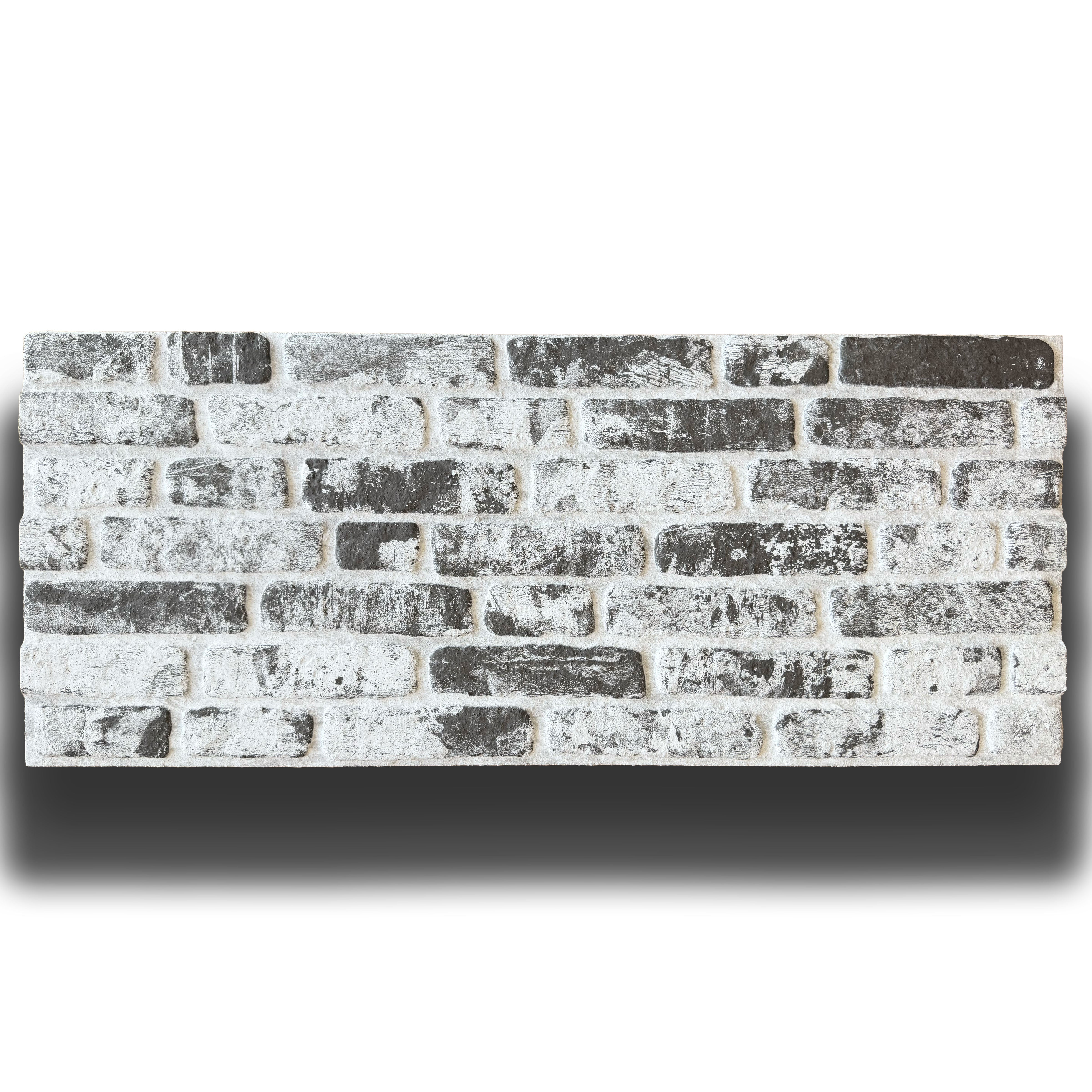 CAPPOTTO esterno - interno isolante in STYROFOAM 3D spess.2cm (120x50cm) con resine e malta mattoni Bianchi e neri - Eternal Parquet