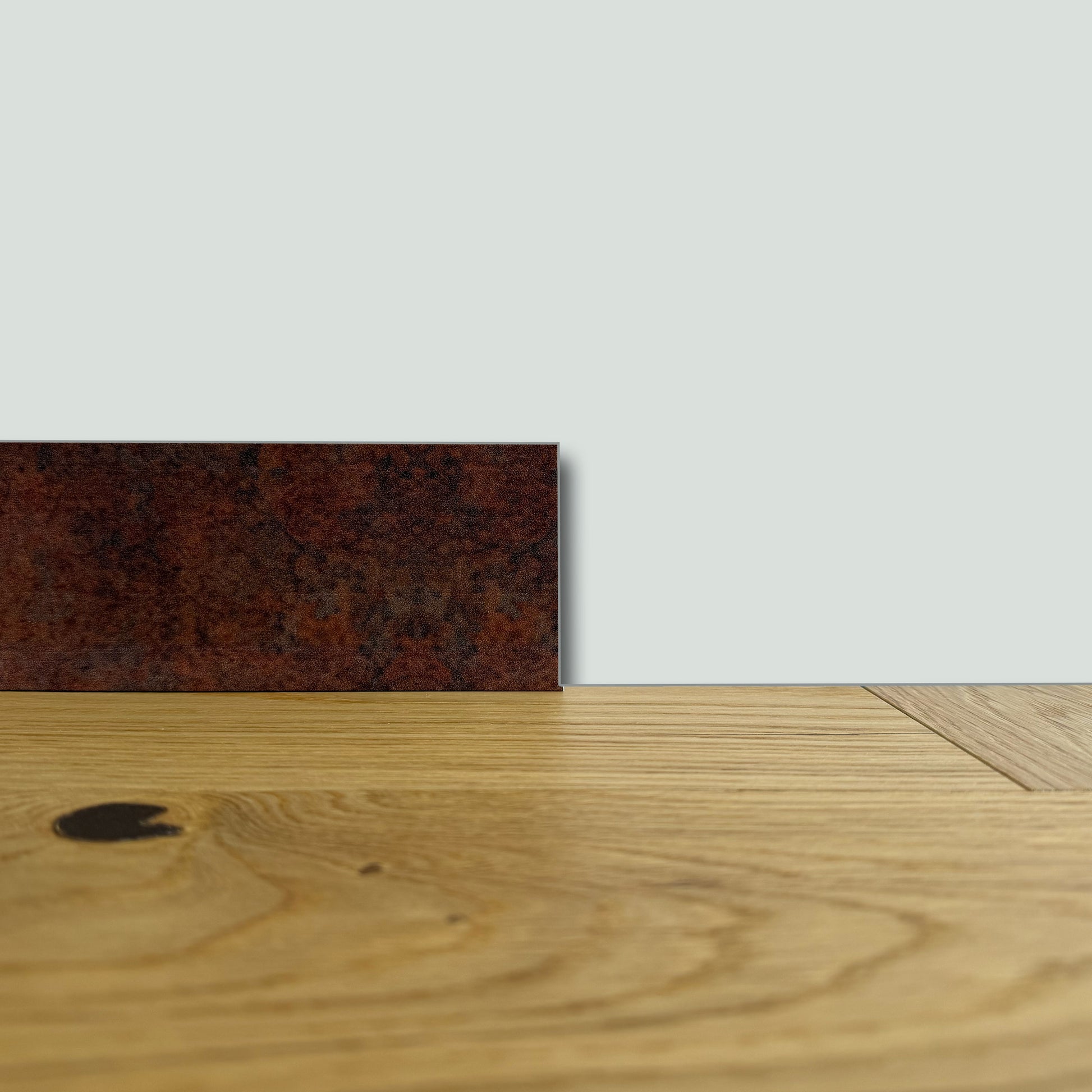 BATTISCOPA ZOCCOLINO SQUADRATO in FIBRA DI LEGNO COMPATTA 80X15 CORTEN INDUSTRIAL (prezzo al metro) - Eternal Parquet