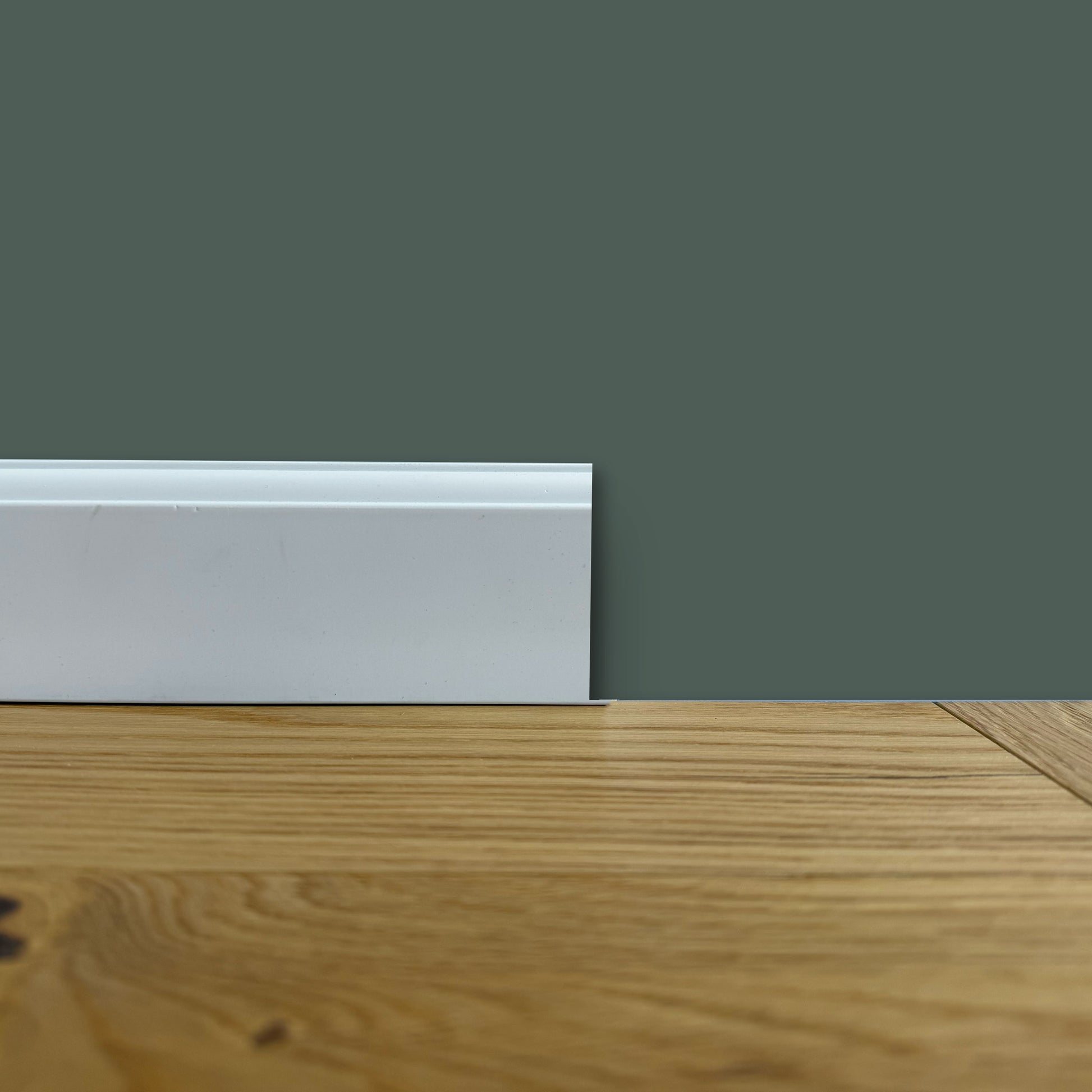 Battiscopa Firenze in POLIMERI linea BASICBOARD  65x10mm - BIANCO pitturabile (prezzo al metro) - Eternal Parquet