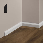 bancale da 184,80ml di Battiscopa FIRENZE in POLIMERI FeelingWood-HD 32x10mm - BIANCO - Eternal Parquet