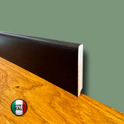 €1,89ml  ** FUORI TUTTO ** Lotti da 70ml di Battiscopa in legno multistrato impiall. WENGE 82x13mm - Eternal Parquet