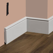bancale da 86,4ml di Battiscopa BARONETTO in POLIMERI FeelingWood-HD 101x15mm - BIANCO - Eternal Parquet