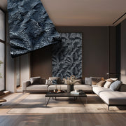 pannello di Rivestimento interno-esterno in PU effetto pietra nera EXTREME-REAL ed isolante 60x120cm - Eternal Parquet