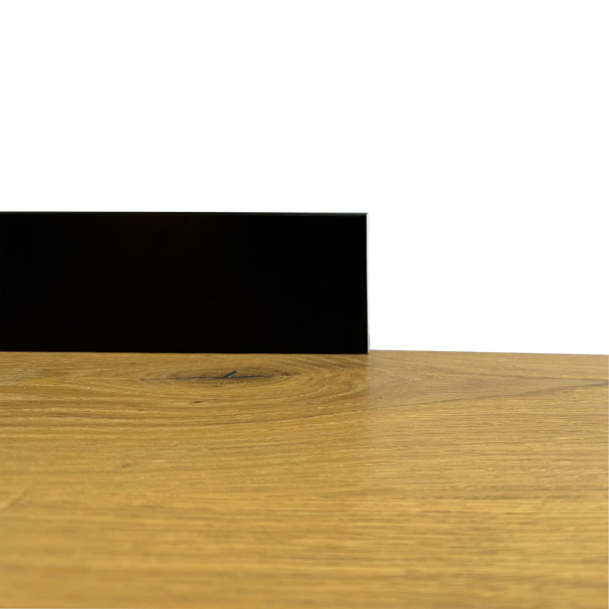 100ml di BATTISCOPA ZOCCOLINO SQUADRATO in FIBRA DI LEGNO COMPATTA 80X15 NERO (TOTAL BLACK) - Eternal Parquet