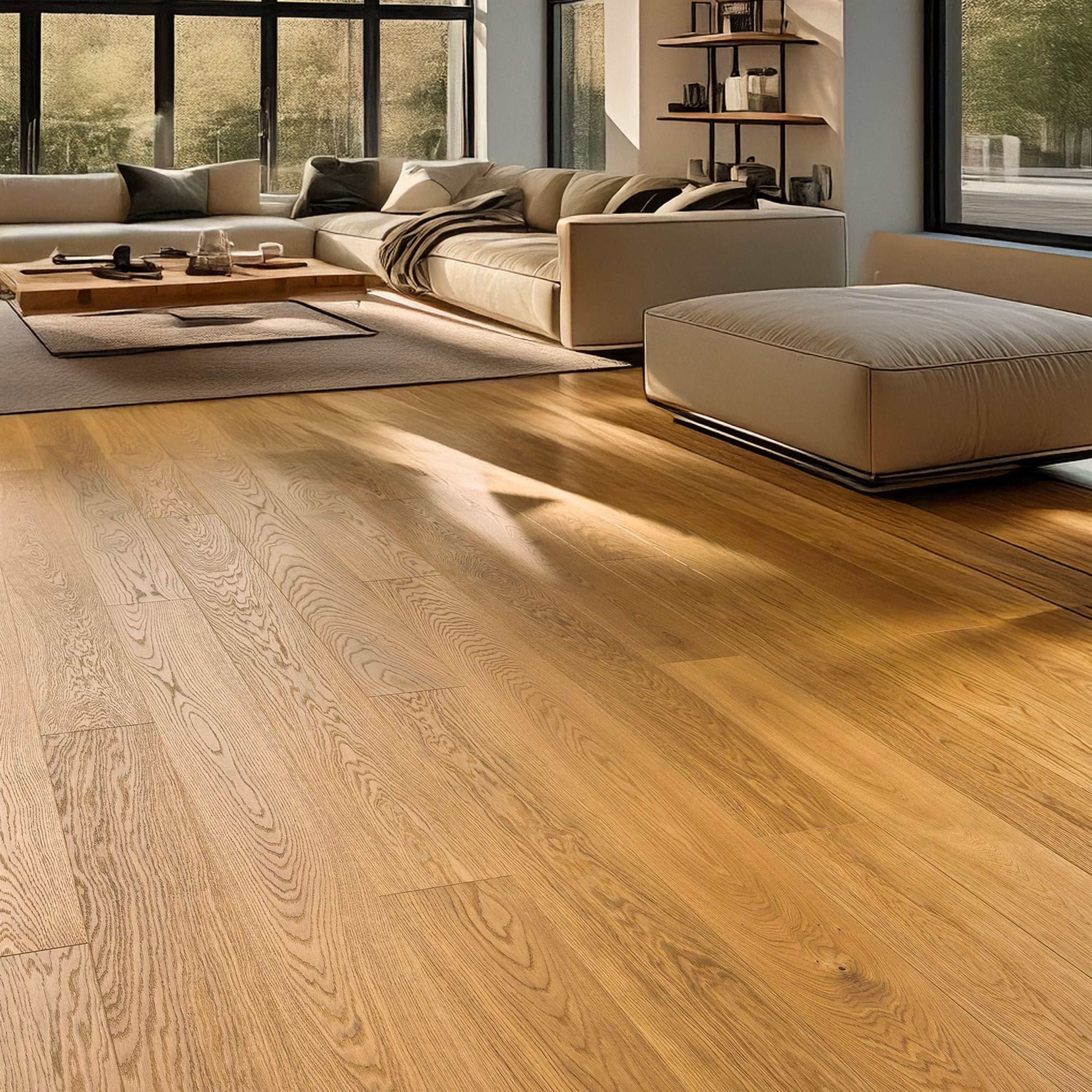 €29,99MQ *MEGA STOCK* Lotto da 109mq di Parquet ROVERE Olio spazz. Bisell. 10,5x100x1000mm 1a scelta