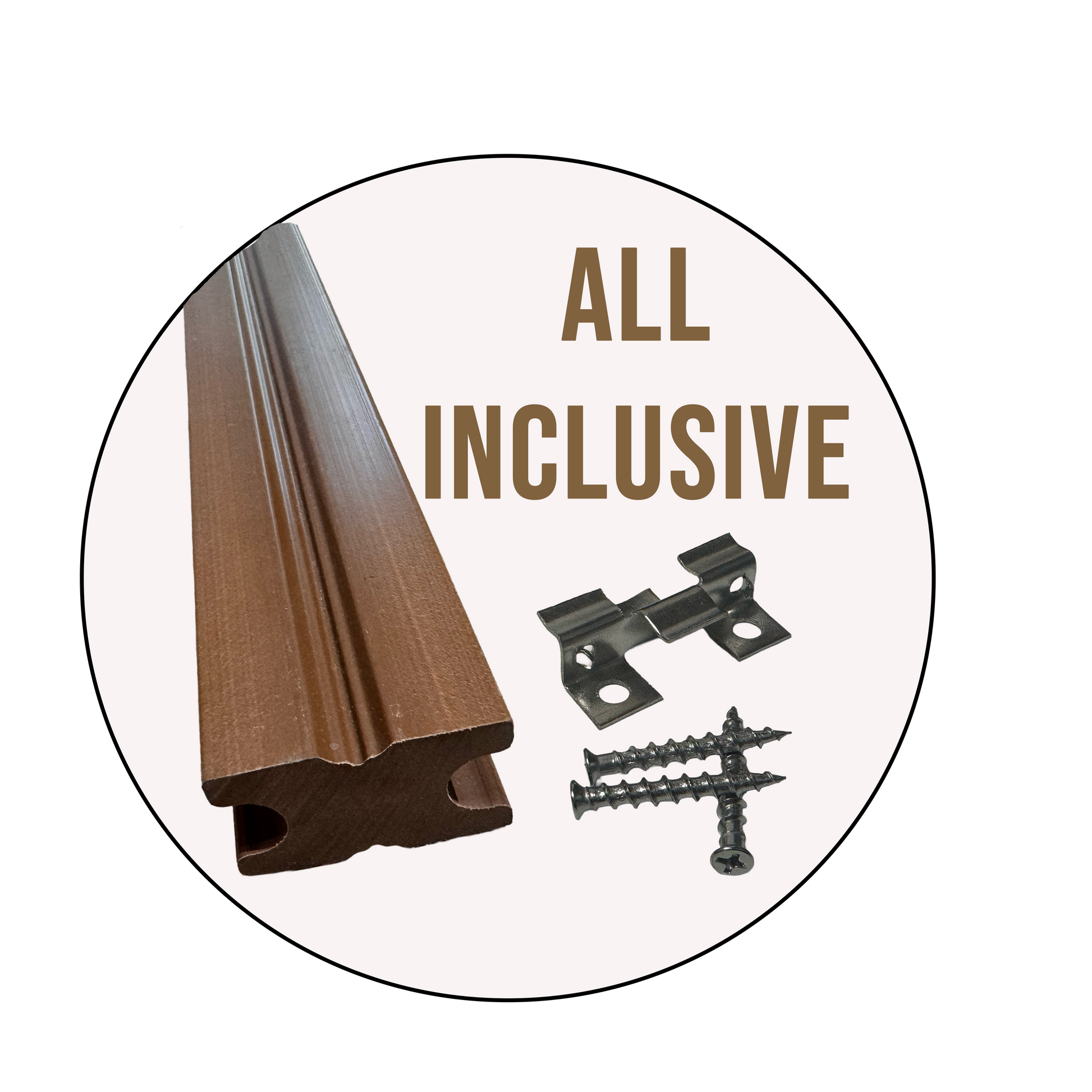 (€39,90mq) KIT 1,218mq di Decking WPC 40×25×2900mm Coffee o Grey doppia faccia Inclusi Magatelli - clip acciaio e viti - Eternal Parquet
