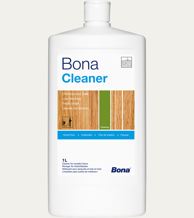 2 confezioni da LT1 di bona cleaner, detergente ecologico a PH neutro per tutti i tipi di parquet verniciati