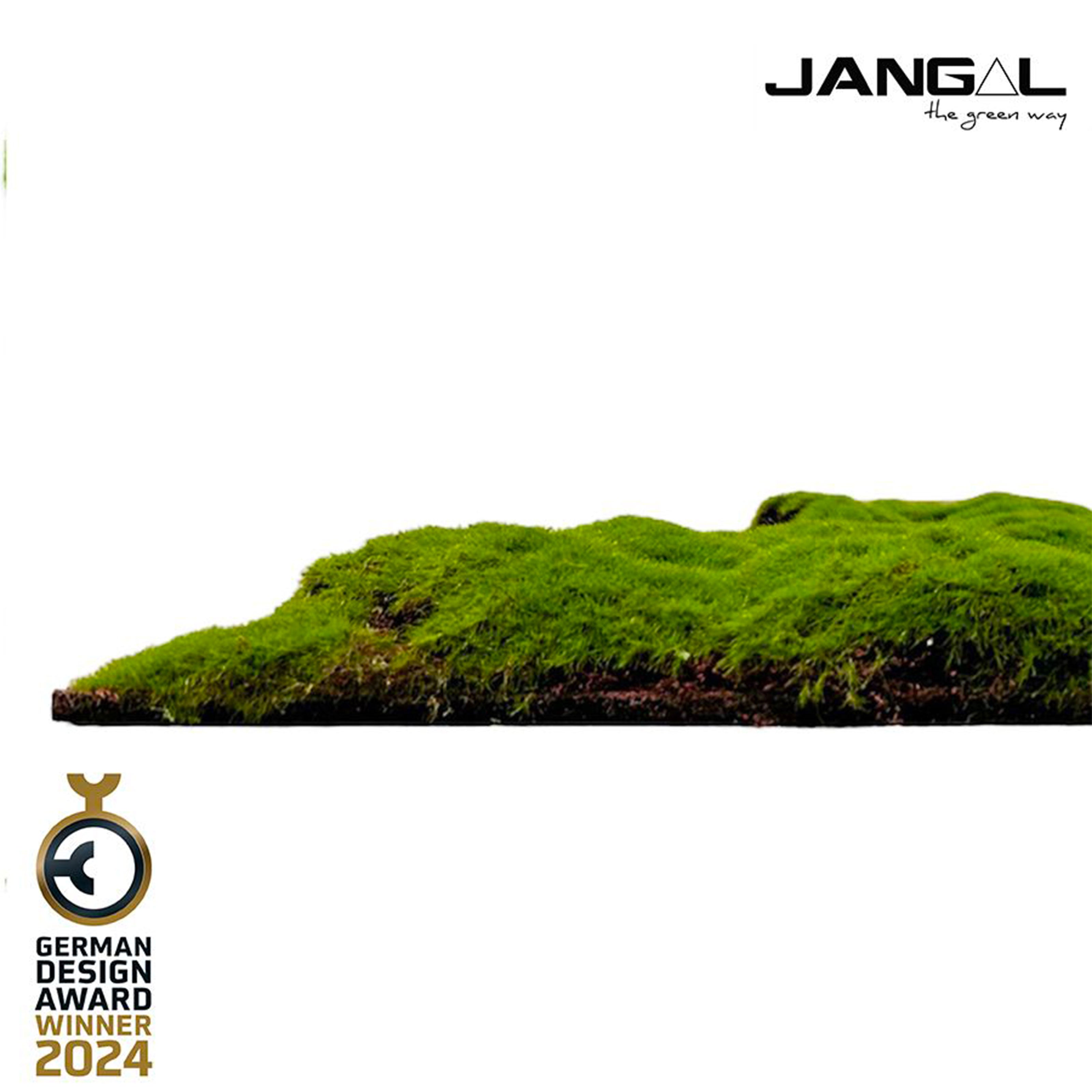JANGAL Pannelli acustici Modulabili in FLORA sintetica ULTRAREALISTICA 52x52cm mod. FOREST GREEN BULK