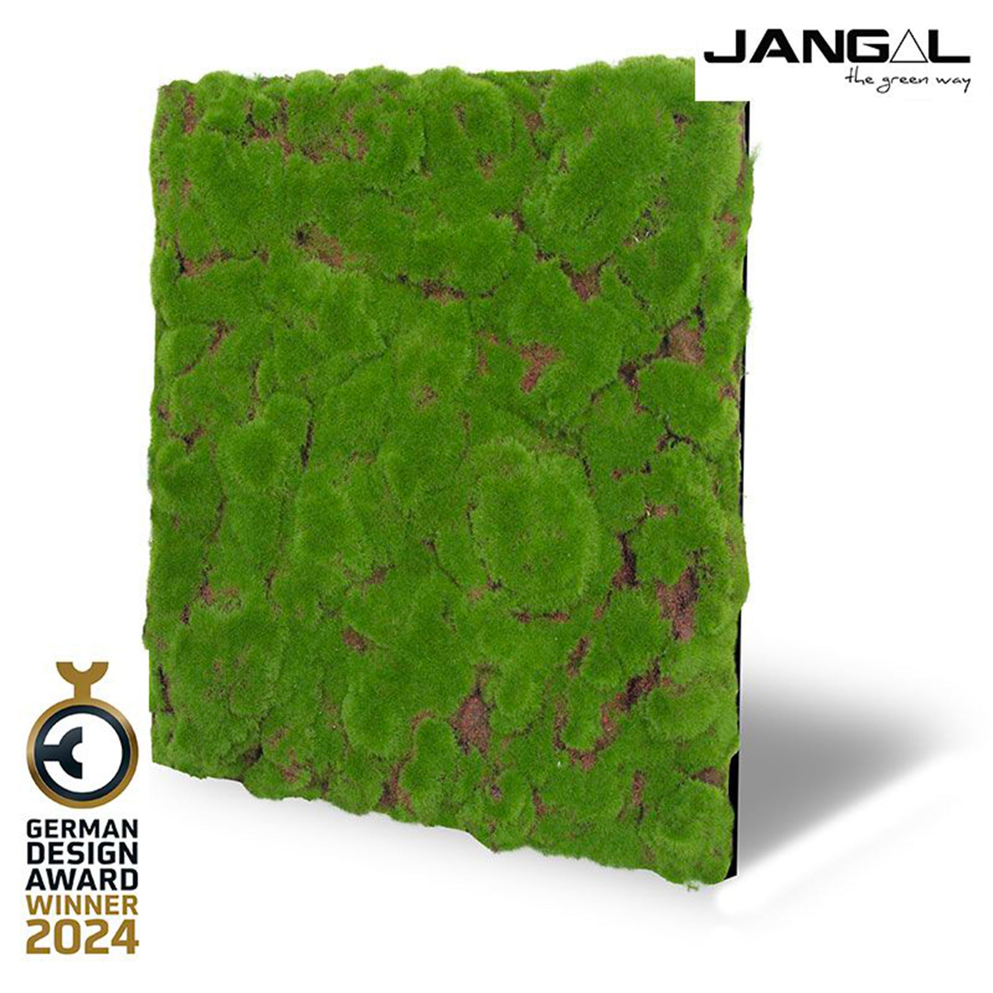 JANGAL Pannelli acustici Modulabili in FLORA sintetica ULTRAREALISTICA 52x52cm mod. FOREST GREEN BULK - Eternal Parquet