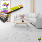 TAAC! il Pavimento SPC in Polvere di Pietra Fast-click 5mm (sp.4+1) 610X305mm mod. ALDEBARAN (carrara marmo) - Eternal Parquet