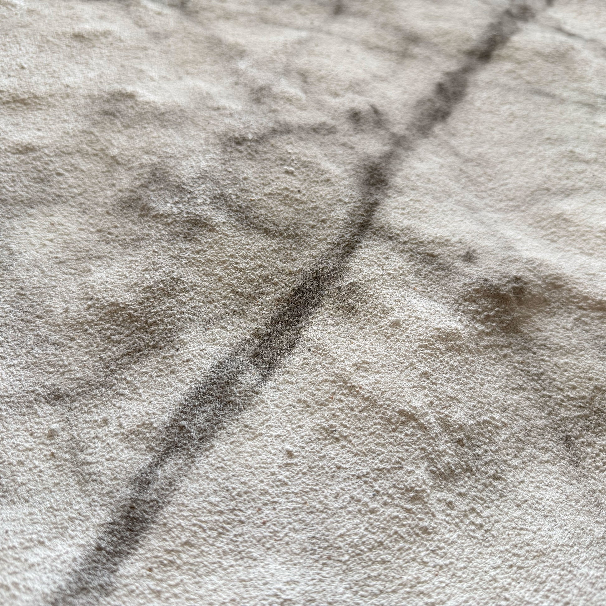 CAPPOTTO esterno - interno isolante in STYROFOAM 3D spess. 2,5cm (120x50cm) con resine e malta Carrara grezzo - Eternal Parquet
