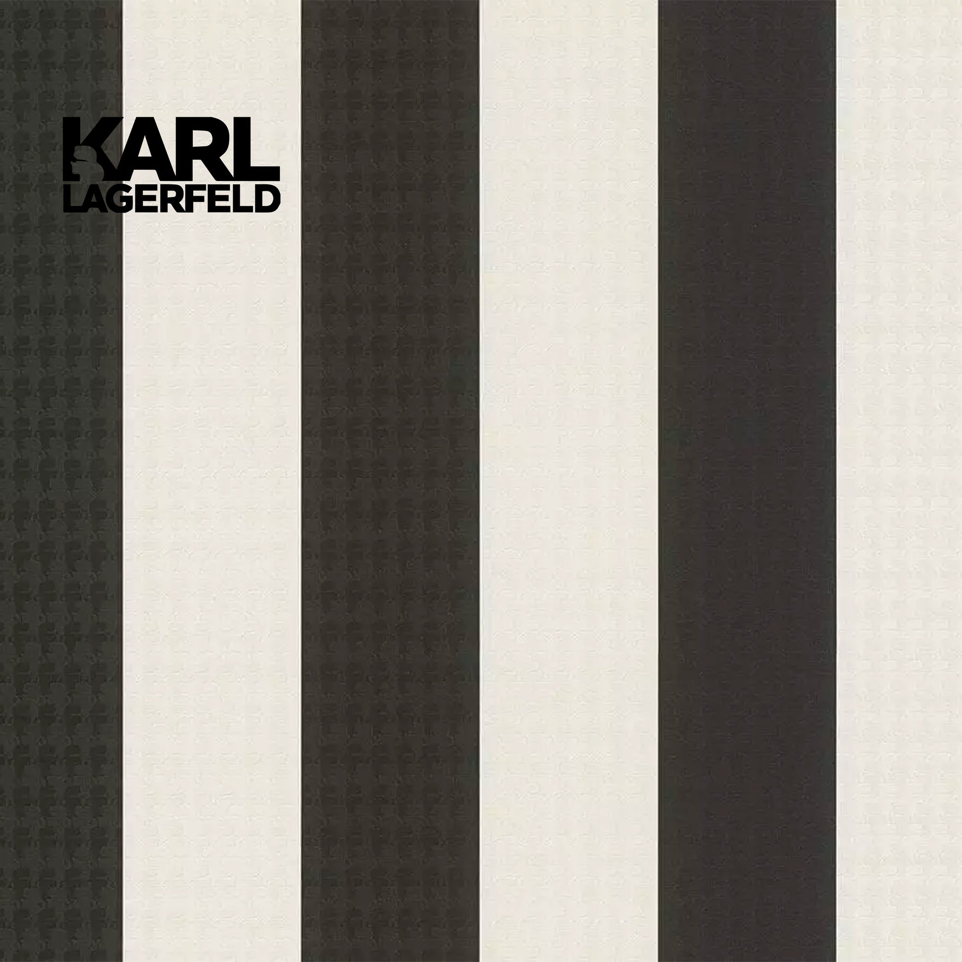 5,32mq Rotolo Carta da Parati griffata KARL LAGERFELD in TNT a rilievo multigloss PREMIUM 10,05x0,53mt cod. 37849-2 - Eternal Parquet