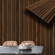 Pannello ACUSTICO arrotolabile (1,66mq) a Lamelli in Fibra di legno  mis. 9x600x2780mm CATANIA + CATANIA - Eternal Parquet