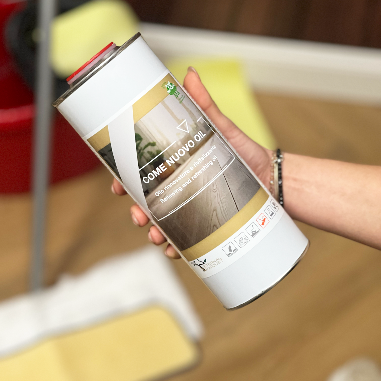 il #n1 - COME NUOVO OIL - Olio INTERNO / ESTERNO per parquet - manutenzione senza rischio, a base di oli vegetali e cere pregiate - Di Eternal Parquet - Eternal Parquet
