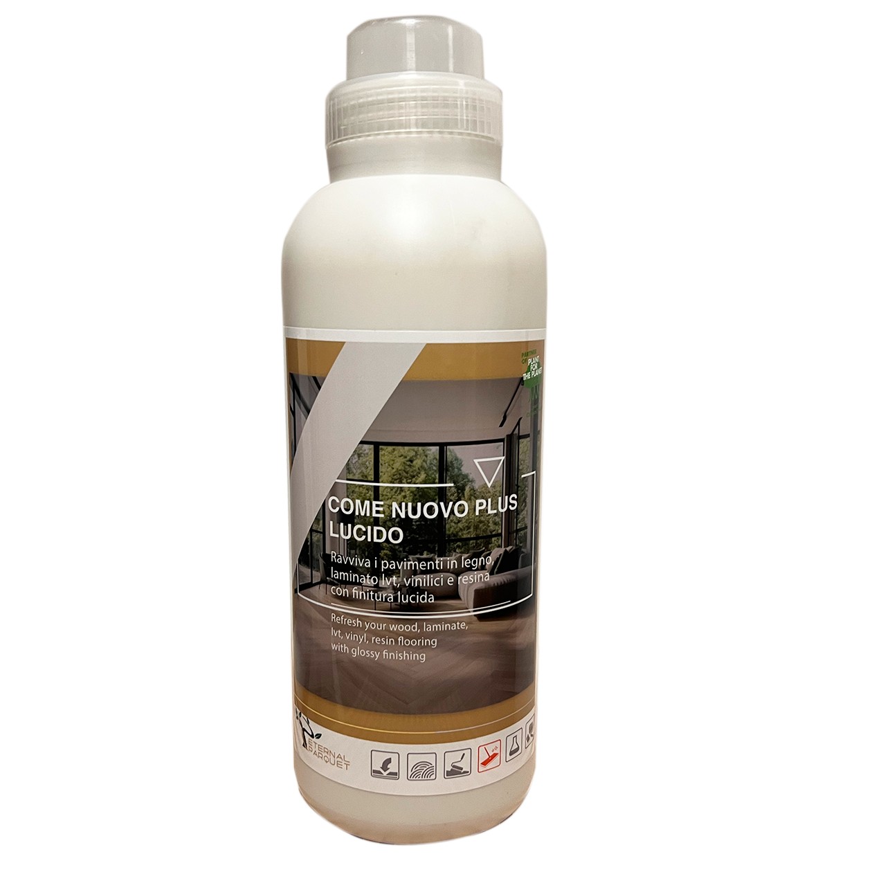 il #n1 - COME NUOVO lucido o opaco - rigenerante NATURALE per PARQUET, spc, laminati, resine e gress "ELIMINA GRAFFI e crea un film protettivo" Di Eternal Parquet - Eternal Parquet