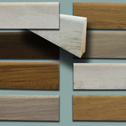 €2,99ml - BATTISCOPA in FIBRA DI LEGNO coordinato GAMMA LAMINATI 70x15 inclinato vari decori - Eternal Parquet