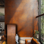 pannello rivoluzionario di Rivestimento interno-esterno in VERA PIETRA CORTEN MINERALE flessibile 305x122x0,3cm TERRA - Eternal Parquet