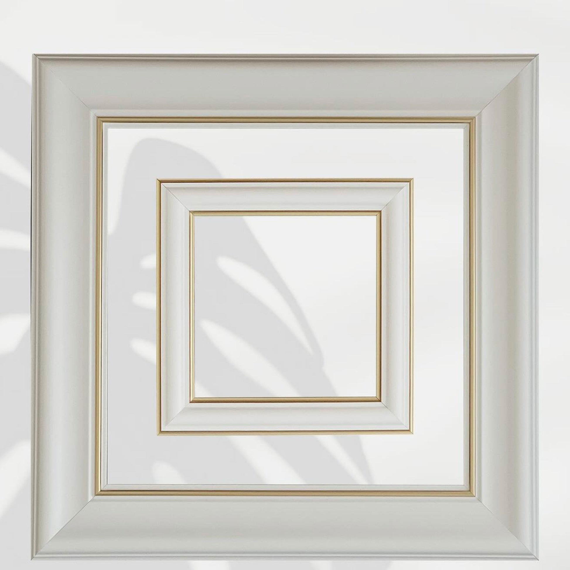 4 barre intere PRETAGLIATE AD ANGOLO per Bugna Boiserie in polimeri linea GOLD (doppio filo oro) ral 9010 varie dimensioni - Eternal Parquet