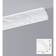 €1,43ml *** STOCK *** Pacco da 90ml di cornice decorativa in polistirene compatto XPS 50X50x2000 LD50G Eternal Parquet