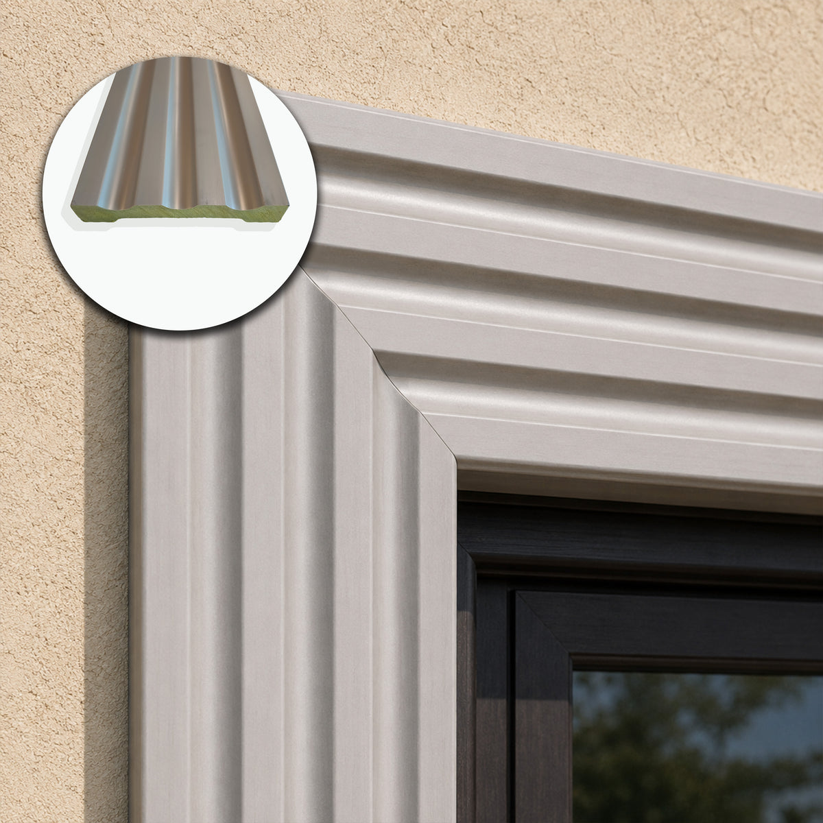 Cornice per Esterno in Polimero HPS 120x20x2500 mm – DECOREST EXTREME ARD JH18
