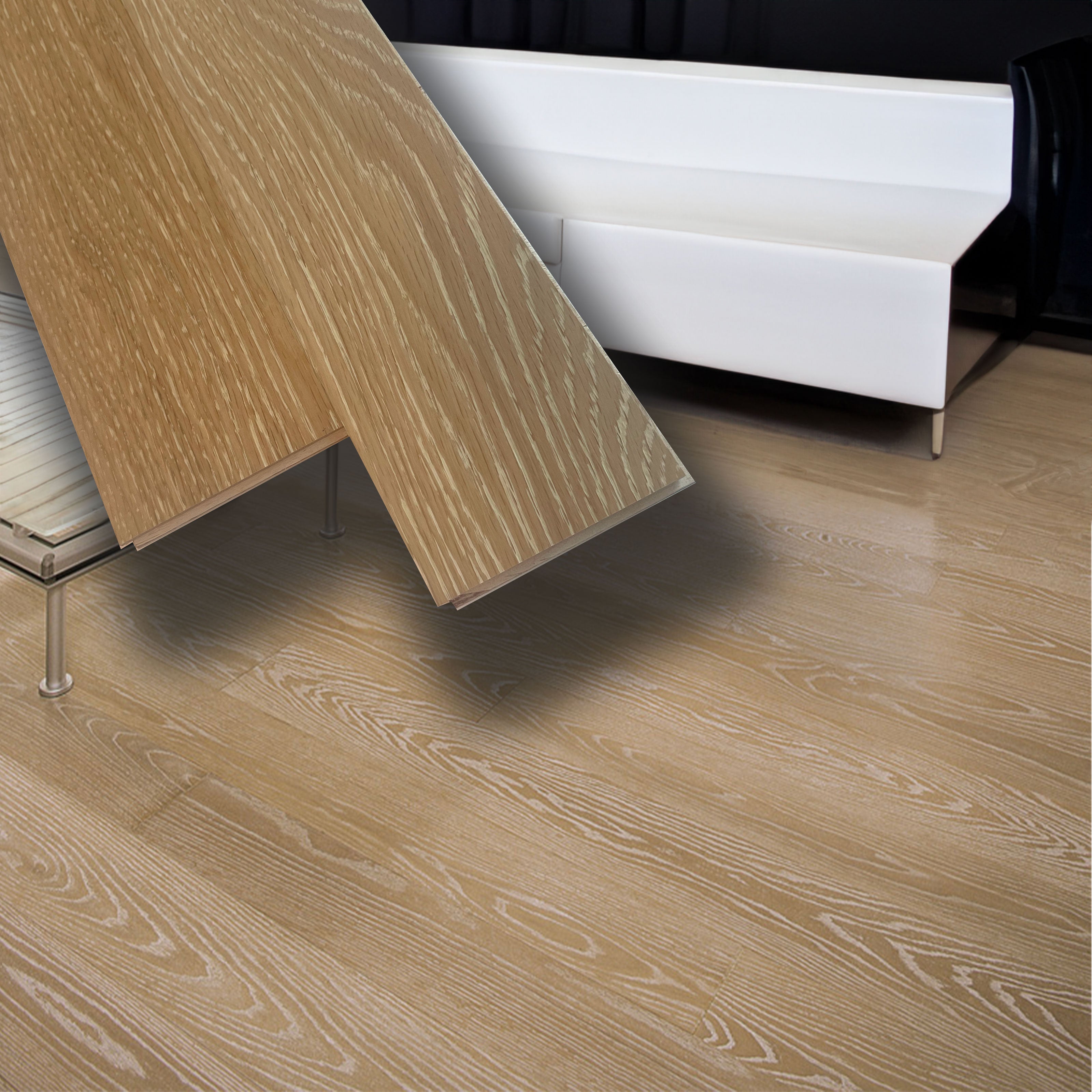 €19,90mq * STOCK GARBELOTTO * Lotto da 22mq di Parquet SHABBY DECAPATO in legno di  Rovere 14x90x600/1000 - Eternal Parquet