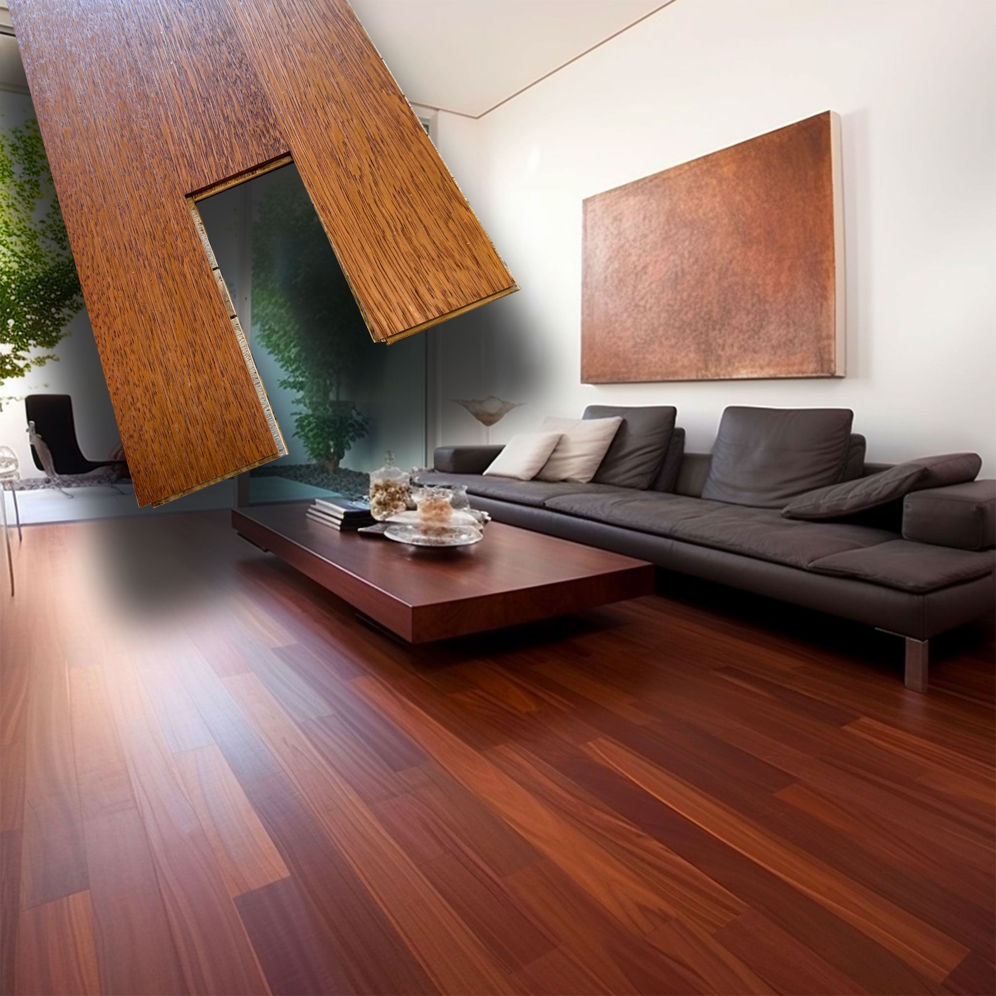 €24,90mq * STOCK GARBELOTTO * Lotto da 28 mq di listone prefinito in legno vern. DOUSSIE 9X65X400/700