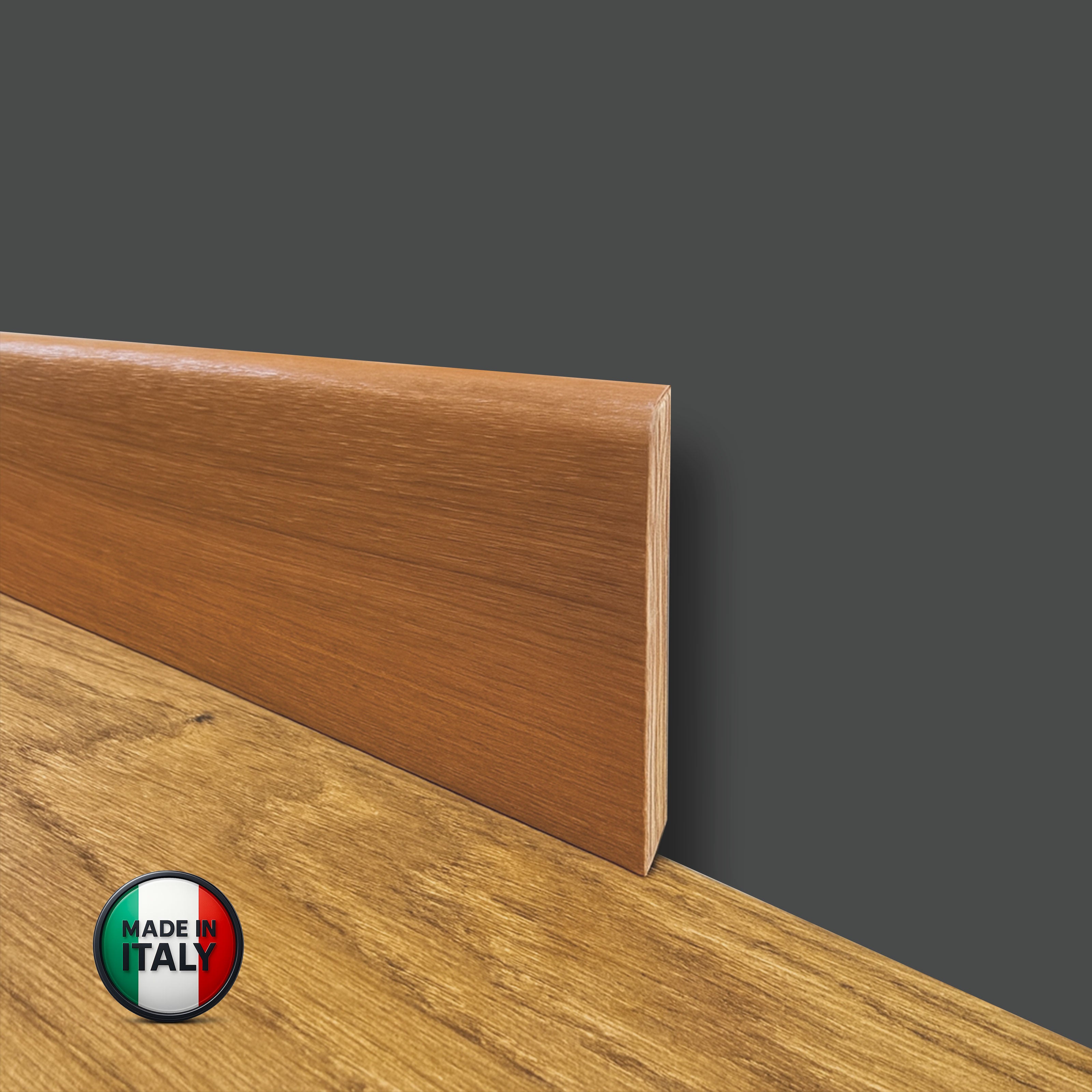 €1,49ml  ** FUORI TUTTO ** Lotti da 94ml di Battiscopa in legno multistrato impiall. DOUSSIE 80x13 - Eternal Parquet