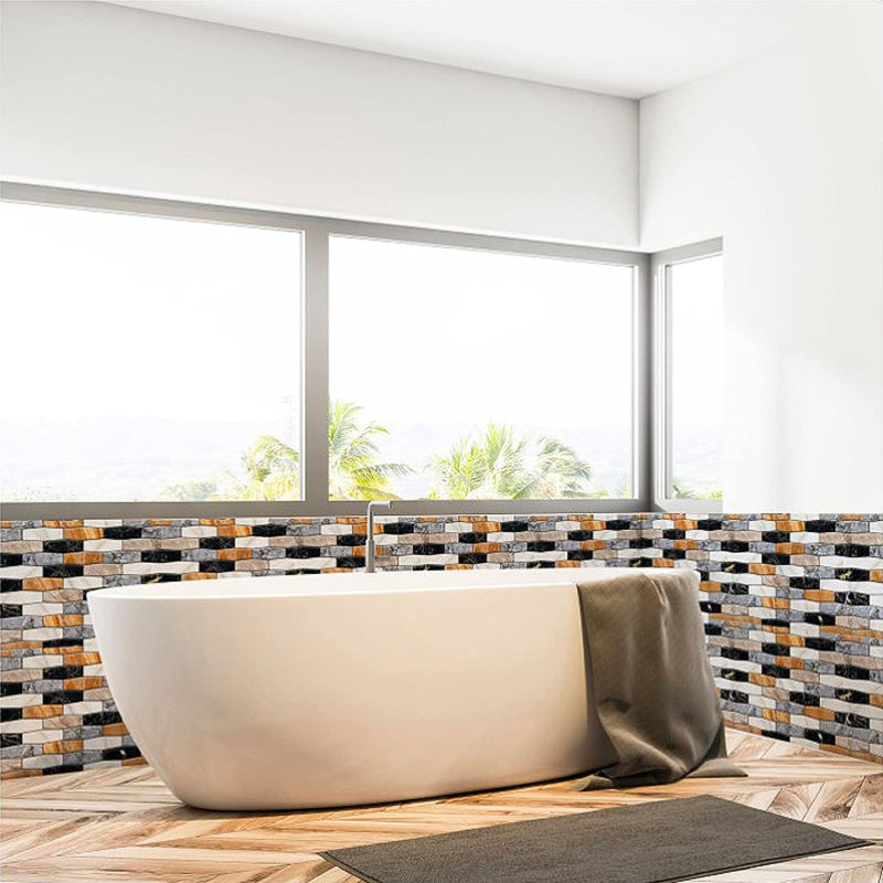 4 pack 3D Panelen Zelfklevend PVC 30X 30cm diverse ultra-realistische decoraties ideaal voor badkamers en keukens