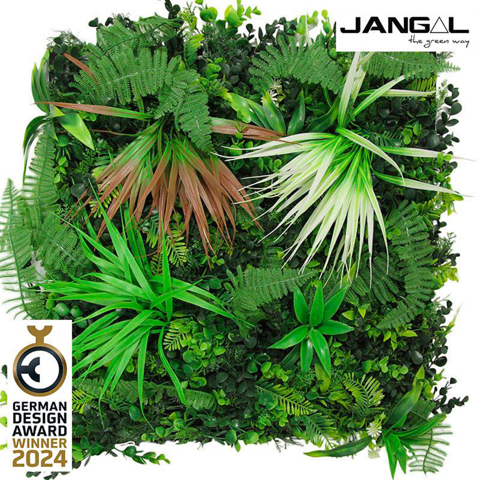 JANGAL Pannelli acustici Modulabili in FLORA sintetica ULTRAREALISTICA 52x52cm mod. EXOTIC - Eternal Parquet