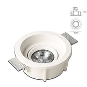 *STOCK* Portafaretto In Gesso Ceramico ad incasso Orientabile Diametro 230mm 70W CDM-A PARD0 IP20 - Eternal Parquet