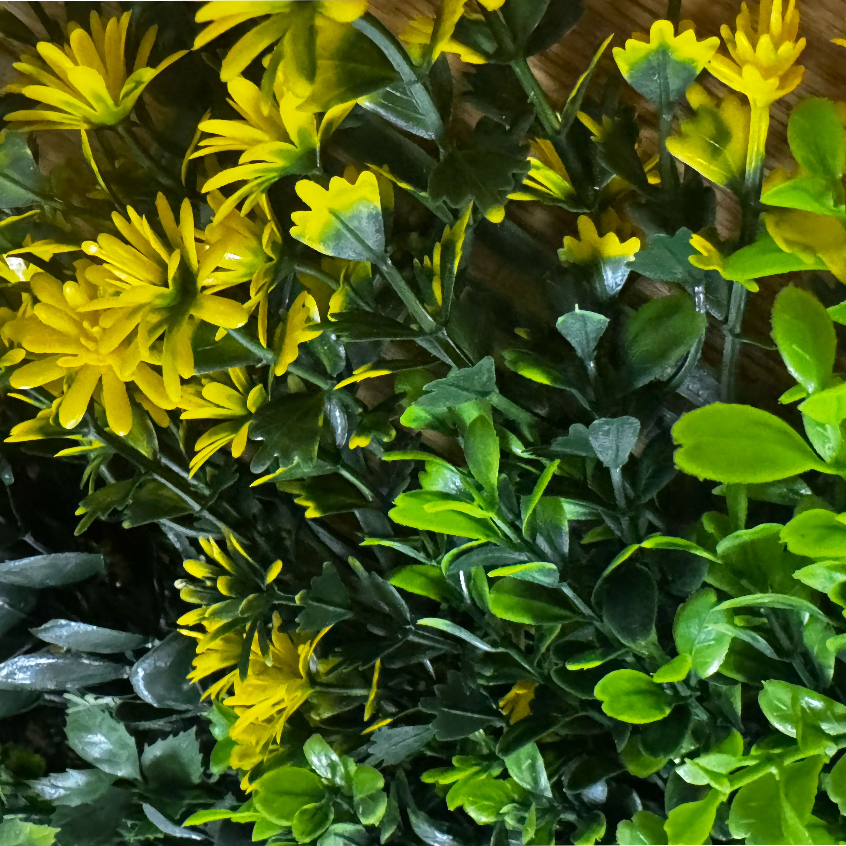 Pannelli Verde Verticale 50×50 cm Ultra-realistici e folti, per interno/esterno Mod. Romantic - Eternal Parquet - Eternal Parquet