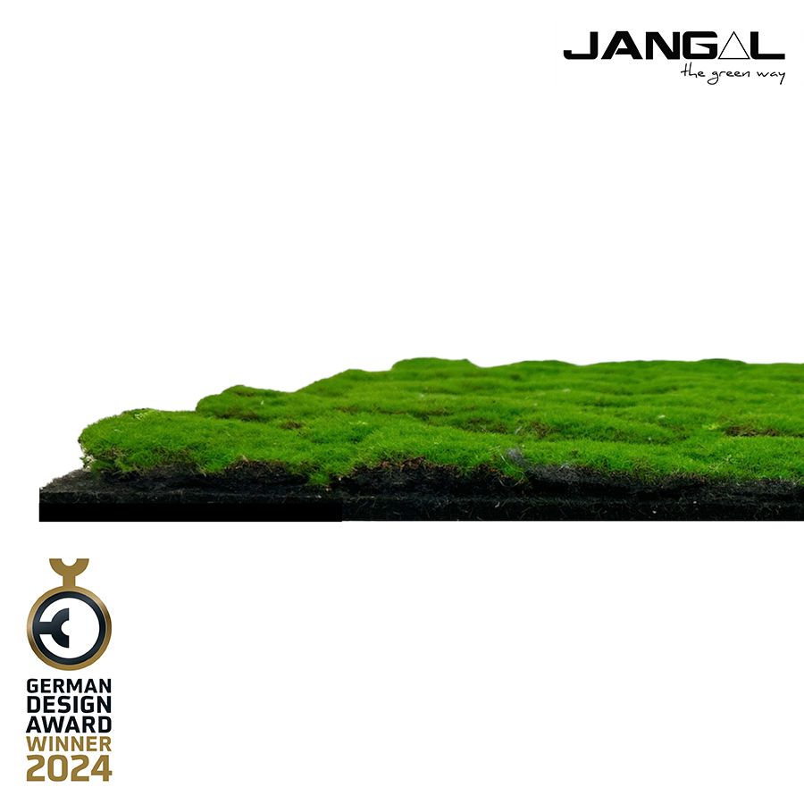 JANGAL Pannelli acustici Modulabili in FLORA sintetica ULTRAREALISTICA 52x52cm mod. FOREST GREEN - Eternal Parquet