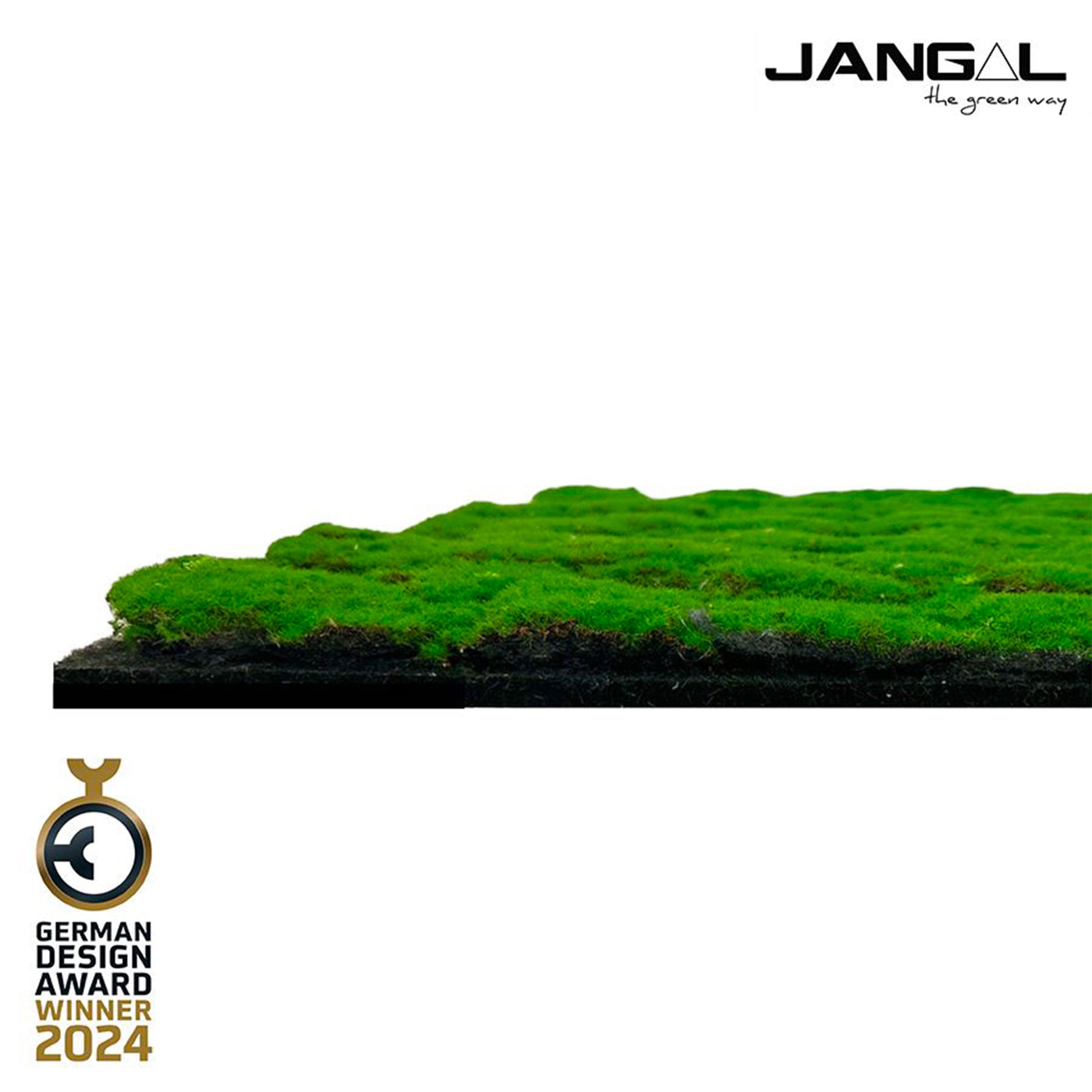 JANGAL Pannelli acustici Modulabili in FLORA sintetica ULTRAREALISTICA 52x52cm mod. FOREST GREEN - Eternal Parquet