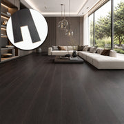 €22,99mq * STOCK GARBELOTTO * Lotto da 20mq di listone prefinito NON BISELLATO spazzolato verniciato satinato ELEGANT WENGE 12x100x980/1360 (3mm nobile)