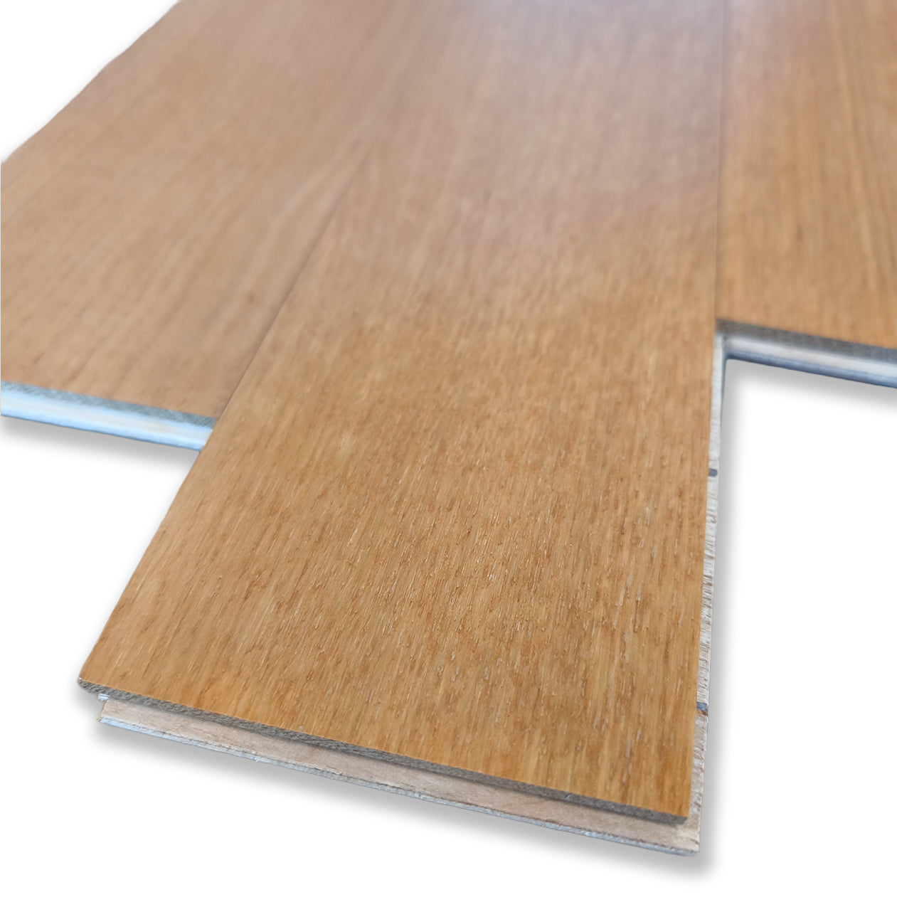 €21,99mq * STOCK GARBELOTTO * Lotto da 17mq di listone prefinito LISCIO verniciato effetto cera ROVERE MIELATO NON BISELLATO 14x90x500/1000 (3mm nobile)