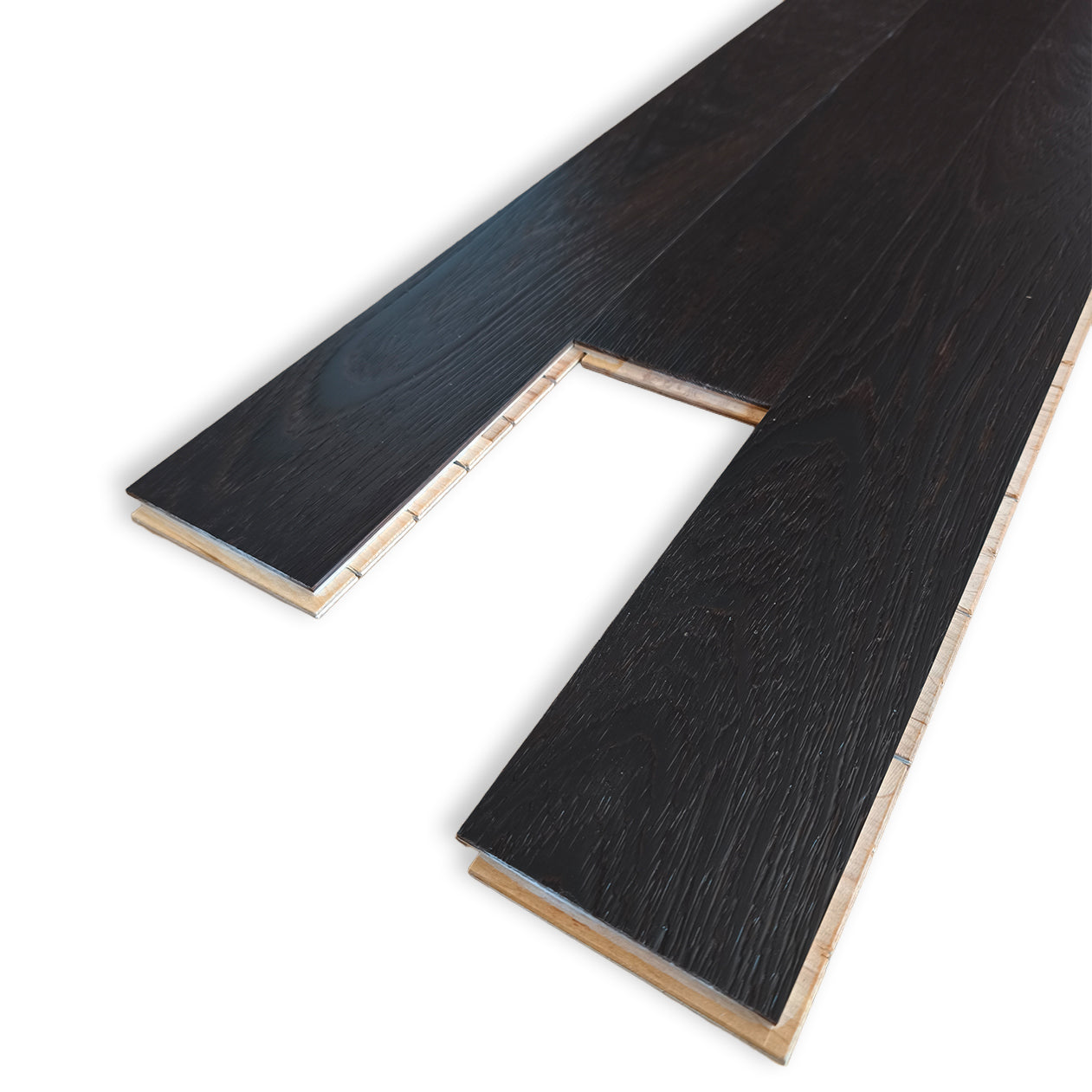 €22,99mq * STOCK GARBELOTTO * Lotto da 20mq di listone prefinito NON BISELLATO spazzolato verniciato satinato ELEGANT WENGE 12x100x980/1360 (3mm nobile)