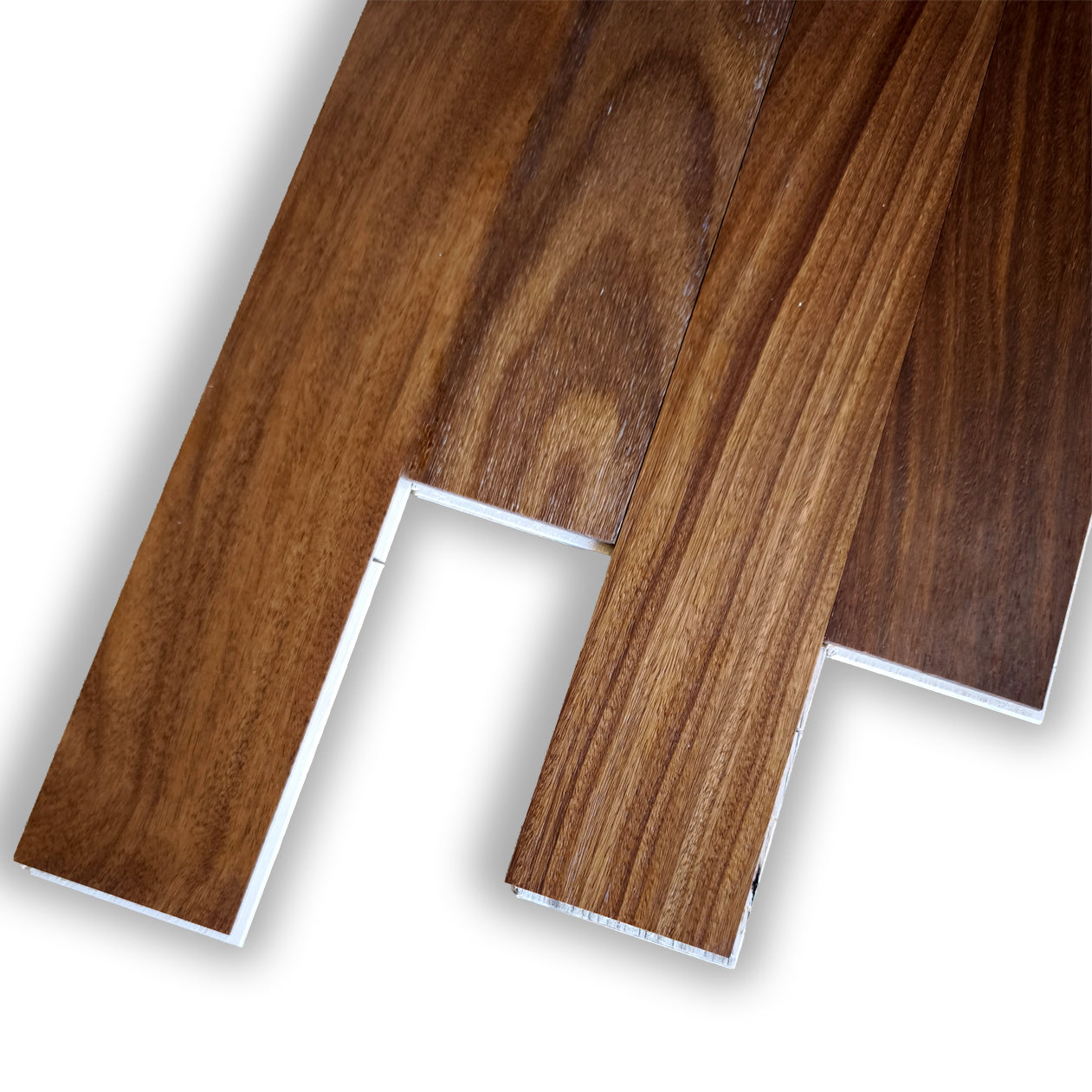 €28,99mq * STOCK GARBELOTTO * Lotto da 47mq di listone prefinito liscio STONALIZZATO spazzolato verniciato AFRORMOSIA Light Classic SELECT 9x70x400/600 (3mm nobile)