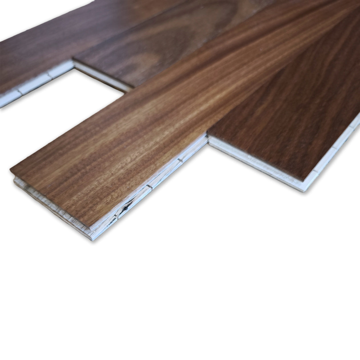 €28,99mq * STOCK GARBELOTTO * Lotto da 47mq di listone prefinito liscio STONALIZZATO spazzolato verniciato AFRORMOSIA Light Classic SELECT 9x70x400/600 (3mm nobile)