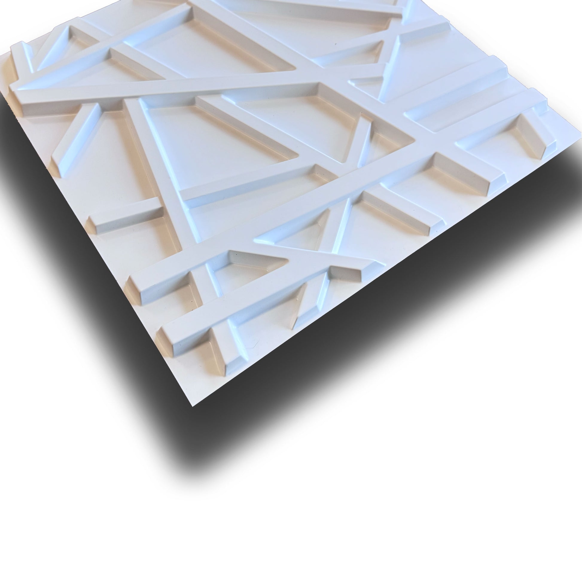 €3,49 pannello per boiserie a parete, rivestimento cassonato a soffitto e porte in PVC 3D 50X50cm mod. GRID - Eternal Parquet