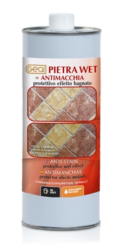 Protettivo effetto bagnato lucido per Pietra Marmo Granito Ardesia 1L Geal PIETRA WET - Eternal Parquet