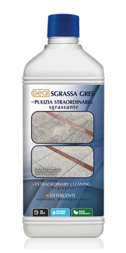 Detersolvente Sgrassante per macchie di origine organica e oleosa 3X1L Geal SGRASSA GRES - Eternal Parquet