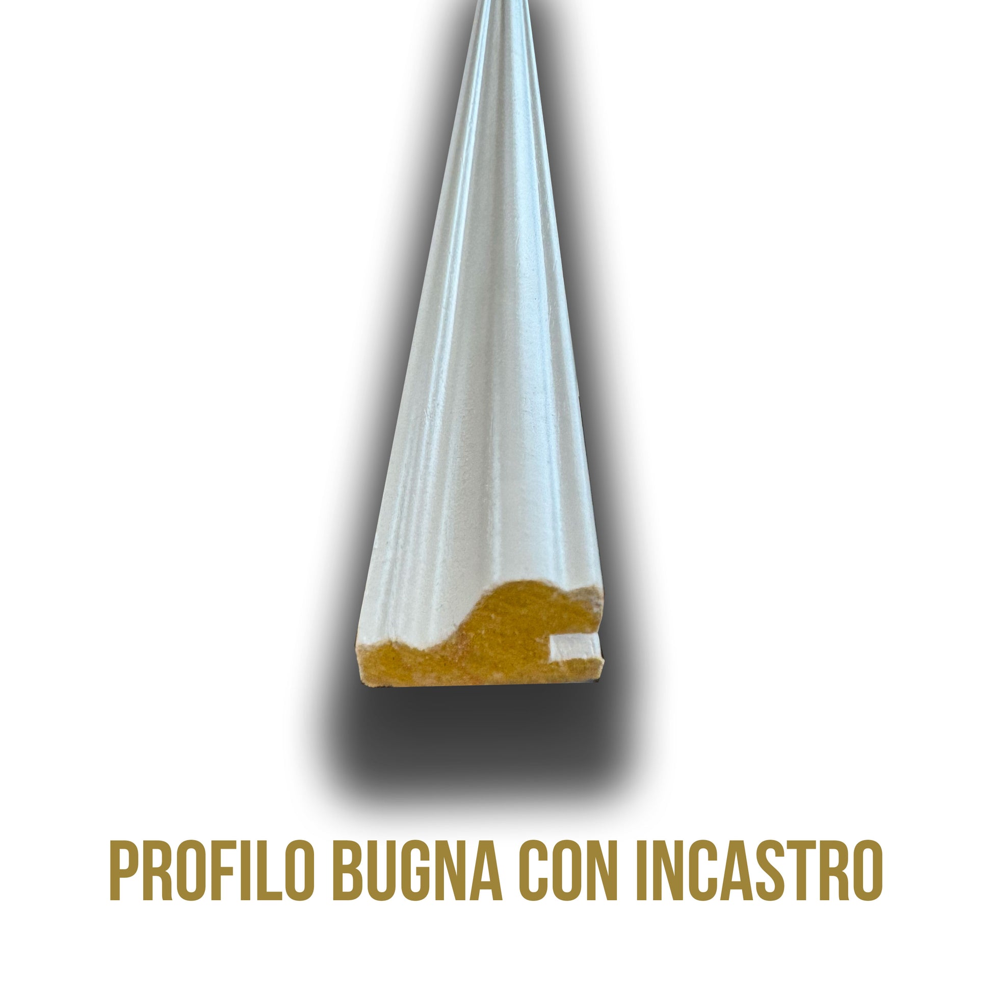 Kit 2ml di Boiserie in legno MASSICCIO (200x100cm) laccato bianco inclusi PANNELLI 60x60cm e cornice interna - Eternal Parquet