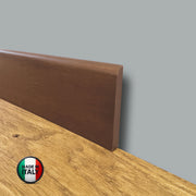 €2,49ml  ** FUORI TUTTO ** Lotti da 20ml di Battiscopa in legno multistrato impiall. IROKO 70X10mm - Eternal Parquet