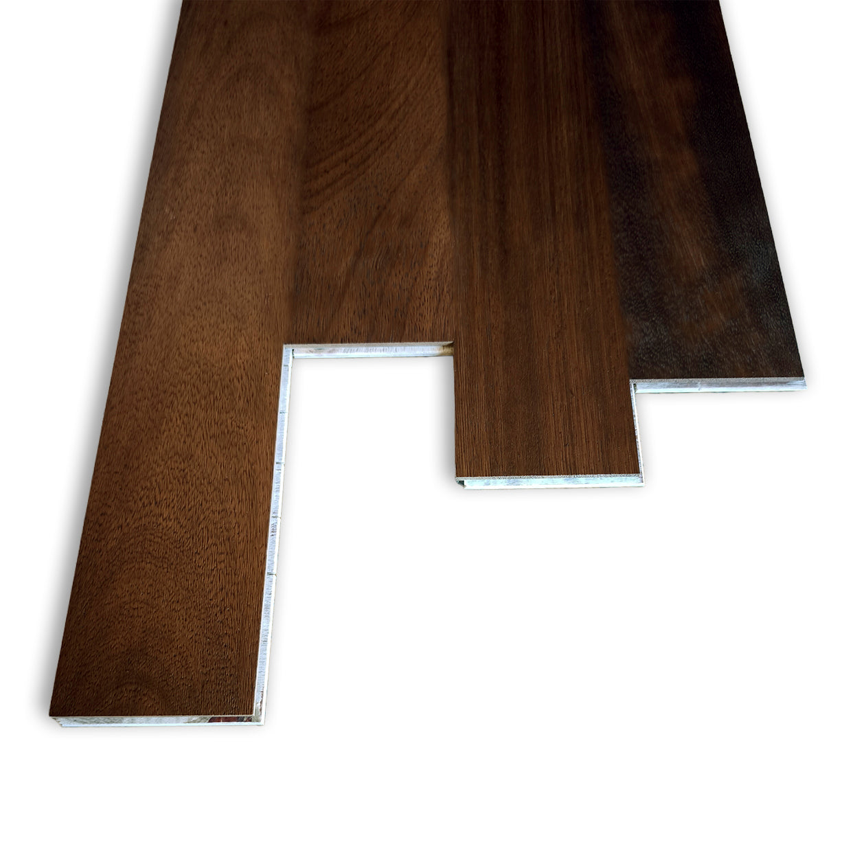 €29,90mq * STOCK GARBELOTTO * Lotto da 58mq di Maxilistone prefinito in legno IROKO spazzolato SELECT 10x85x400/1200