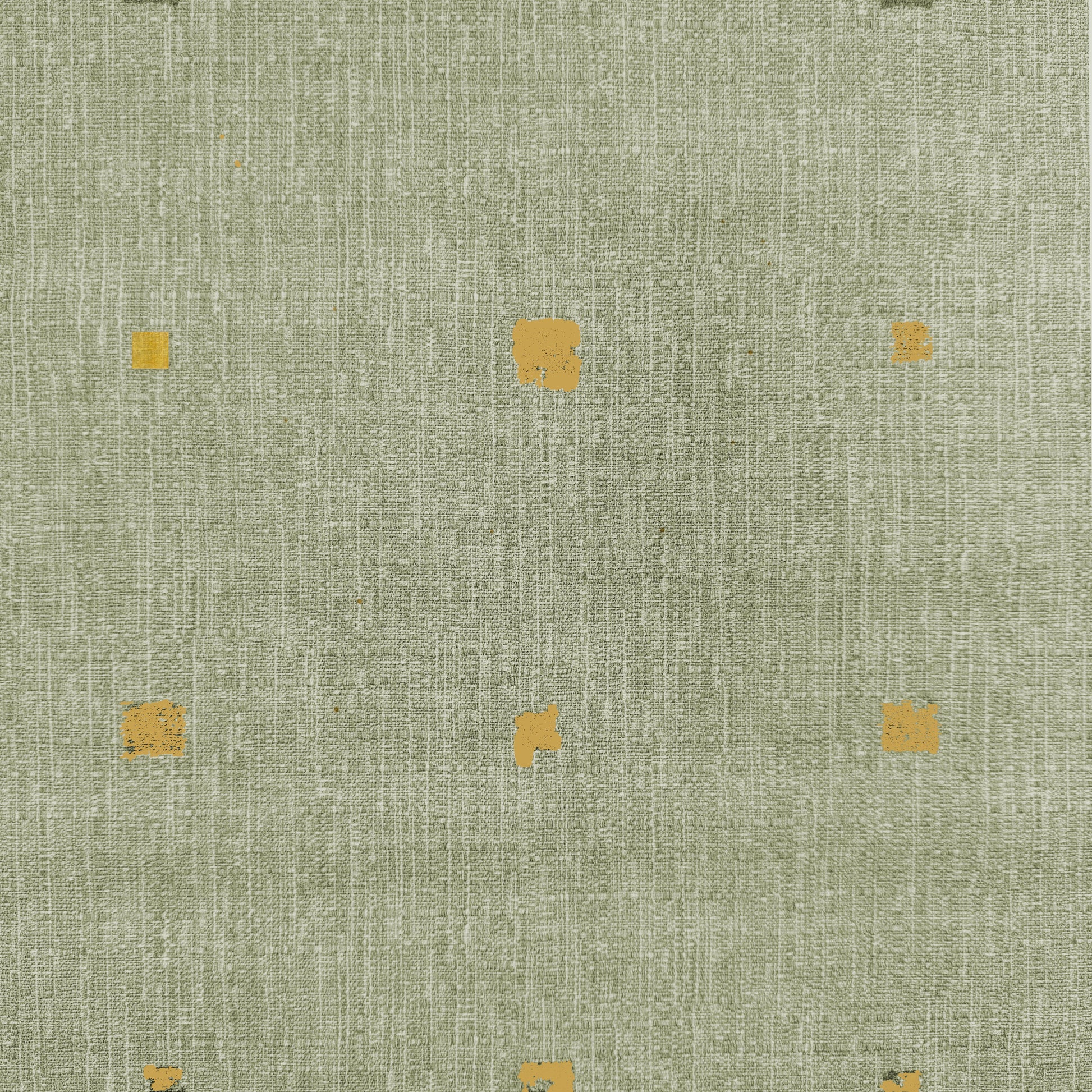 SUPER STOCK €0,56 al mq  - Rotolo da 5,2mq (10x0,52mt) di Carta da Parati vinilica Top Quality lavabile JUTA VERDE ORO - Eternal Parquet